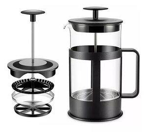 Prensa Francesa Café | Cafetera Vidrio 350ml Filtro Acero Inox